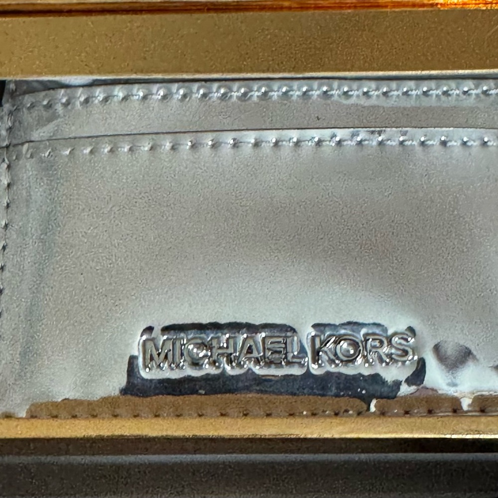 Michael Kors Silver Crossbody Bag - NO CALLOUTS - Picture 3 of 8